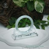  Vòng Khối Ngọc Phỉ Thúy Bạch Ngọc Phớt Xanh Cao Cấp Bản Hẹ KT: 12.2 x 7.9 x 55.3 (Không Kén Mệnh) 9261795 