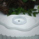  Vòng Khối Ngọc Phỉ Thúy Bạch Nguyệt Quang (Bạch Ngọc) Cao Cấp Bản Hẹ KT: 11.8 x 8.1 x 54.2 (Không Kén Mệnh) DJL G26.531 