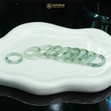  Nhẫn Ngọc Khối Phỉ Thúy Hoa Bay Chất Băng Ni Từ 15mm Đến 18mm (Không Kén Mệnh) 