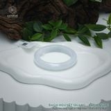 Vòng Khối Ngọc Phỉ Thúy Bạch Nguyệt Quang (Bạch Ngọc) Cao Cấp Bản Hẹ KT: 11.8 x 8.1 x 54.2 (Không Kén Mệnh) DJL G26.531 