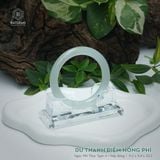  Vòng Khối Ngọc Phỉ Thúy Du Thanh Điểm Hồng Phỉ Cao Cấp Bản Đũa KT: 9.2 x 9.4 x 55.5 (Không Kén Mệnh) DJL G25.5118 