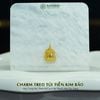  Charm Treo Túi Tiền Kim Bảo Vàng Trang Sức Thiết Kế Mặt Đá Thạch Anh Tóc Vàng (Kim, Thổ) 