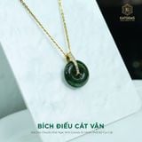  Mặt Dây Chuyền Thiết Kế Bích Điếu Cát Vận Ngọc Bích Canada (Không Kén Mệnh) Độc Quyền Katgems 