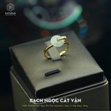  Bộ Trang Sức Thiết Kế Bạch Ngọc Cát Vận Ngọc Phỉ Thúy Myanmar Type A (Không Kén Mệnh) 