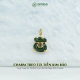  Charm Treo Túi Tiền Kim Bảo Ngọc Bích Canada (Không Kén Mệnh) 