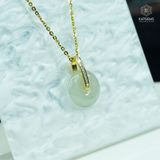  Bộ Trang Sức Thiết Kế Bạch Ngọc Cát Vận Ngọc Phỉ Thúy Myanmar Type A (Không Kén Mệnh) 