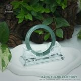  Vòng Khối Ngọc Phỉ Thúy Băng Thanh Lam Thủy Cao Cấp Bản Hẹ KT: 9.4 x 7.8 x 53.9 (Không Kén Mệnh) 9261510 