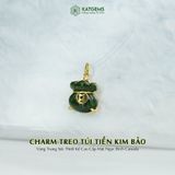  Charm Treo Túi Tiền Kim Bảo Ngọc Bích Canada (Không Kén Mệnh) 