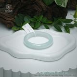  Vòng Khối Ngọc Phỉ Thúy Bạch Ngọc Phớt Xanh Cao Cấp Bản Hẹ KT: 12.3 x 8.3 x 55.5 (Không Kén Mệnh) DJL G25.5510 