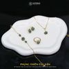  Bộ Trang Sức Vàng Phụng Thiên Cửu Vận Lam Ngọc Jade A ( Không Kén Mệnh ) Độc Quyền Katgems 