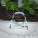 Vòng Khối Ngọc Phỉ Thúy Hoa Bay Cao Cấp Bản Hẹ KT: 12.8 x 8.7 x 57.3 (Không Kén Mệnh) 8261101 
