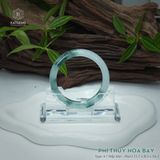  Vòng Khối Ngọc Phỉ Thúy Hoa Bay Cao Cấp Bản Hẹ KT: 11.1 x 8.3 x 54.3 (Không Kén Mệnh) 2617444 