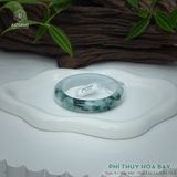  Vòng Khối Ngọc Phỉ Thúy Hoa Bay Cao Cấp Bản Hẹ KT: 12.3 x 8.5 x 55.8 (Không Kén Mệnh) 2617443 