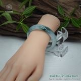  Vòng Khối Ngọc Phỉ Thúy Hoa Bay Cao Cấp Bản Hẹ KT: 14 x 7.9 x 54.5 (Không Kén Mệnh) 2617442 