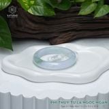  Vòng Khối Phỉ Thúy Tử La Ngọc Ngân Cao Cấp Bản Hẹ KT: 12.5 x 9.5 x 55.4 (Không Kén Mệnh) 2618282 