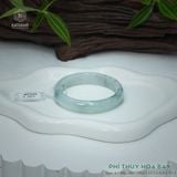  Vòng Khối Ngọc Phỉ Thúy Hoa Bay Cao Cấp Bản Hẹ KT: 12.3 x 6.8 x 55.3 (Không Kén Mệnh) 2617445 