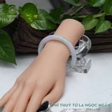  Vòng Khối Phỉ Thúy Tử La Ngọc Ngân Cao Cấp Bản Đũa KT: 7.9 x 8.5 x 55.5 (Không Kén Mệnh) 2618276 