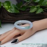  Vòng Khối Phỉ Thúy Tử La Ngọc Ngân Cao Cấp Bản Hẹ KT: 12.5 x 9.5 x 55.4 (Không Kén Mệnh) 2618282 
