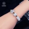  Vòng Dây Cáp Ngọc Tím Tử La Lan Ngũ Điếu Mix Cỏ Bốn Lá Và Bà Hồ Ly Phượng VIP (Không Kén Mệnh) 