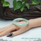  Vòng Khối Ngọc Phỉ Thúy Xanh Lục Táo Cao Cấp Bản Đũa KT: 9.8 x 9.6 x 55.9 (Không Kén Mệnh) 2618274 
