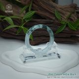  Vòng Khối Ngọc Phỉ Thúy Hoa Bay Cao Cấp Bản Hẹ KT: 12.3 x 8.5 x 55.8 (Không Kén Mệnh) 2617443 