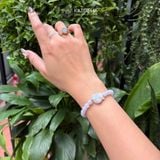  Vòng Đơn Ngọc Phỉ Thúy Tím Tử La Lan Mix Hồ Ly Phượng 6.8ly (Không Kén Mệnh) Vip-12007003/3 
