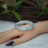  Vòng Khối Ngọc Phỉ Thúy Hoa Bay Cao Cấp Bản Oval KT: 10.2 x 8 x 48.3 x 53.8 (Không Kén Mệnh) 2617447 