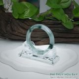  Vòng Khối Ngọc Phỉ Thúy Hoa Bay Cao Cấp Bản Hẹ KT: 12.8 x 8.7 x 57.3 (Không Kén Mệnh) 8261101 
