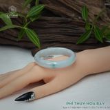  Vòng Khối Ngọc Phỉ Thúy Hoa Bay Cao Cấp Bản Oval KT: 11.8 x 7 x 49.3 x 54 (Không Kén Mệnh) 2617448 