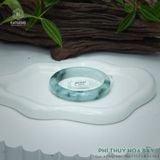  Vòng Khối Ngọc Phỉ Thúy Hoa Bay Cao Cấp Bản Hẹ KT: 11.1 x 8.3 x 54.3 (Không Kén Mệnh) 2617444 