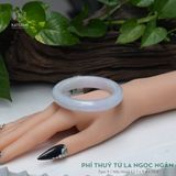  Vòng Khối Phỉ Thúy Tử La Ngọc Ngân Cao Cấp Bản Hẹ KT: 12.1 x 9.4 x 55.4 (Không Kén Mệnh) 2618283 
