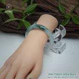 Vòng Khối Ngọc Phỉ Thúy Hoa Bay Cao Cấp Bản Hẹ KT: 9.5 x 8.5 x 53.5 (Không Kén Mệnh) 2617446 