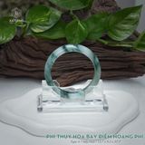  Vòng Khối Ngọc Phỉ Thúy Hoa Bay Điểm Hoàng Phỉ Cao Cấp Bản Hẹ KT: 12.7 x 9.2 x 57.7 (Không Kén Mệnh) 7260457 