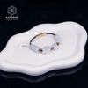  Vòng Dây Cáp Ngọc Tím Tử La Lan Ngũ Điếu Mix Hồ Ly, Cỏ 4 Lá (Không Kén Mệnh) 