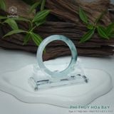  Vòng Khối Ngọc Phỉ Thúy Hoa Bay Cao Cấp Bản Hẹ KT: 9.5 x 8.5 x 53.5 (Không Kén Mệnh) 2617446 