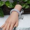  Vòng Khối Phỉ Thúy Tử La Ngọc Ngân Cao Cấp Bản Hẹ KT: 12.1 x 9.4 x 55.4 (Không Kén Mệnh) 2618283 