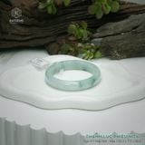  Vòng Khối Ngọc Phỉ Thúy Thanh Lục Phiêu Hoa Cao Cấp Bản Hẹ KT: 12.3 x 7.5 x 56.6  (Không Kén Mệnh) 261816 