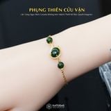  Lắc Vàng Phụng Thiên Cửu Vận Ngọc Bích Canada (Không Kén Mệnh) Độc Quyền Katgems 