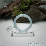  Vòng Khối Ngọc Phỉ Thúy Thanh Lục Phớt Lý Cay Cao Cấp Bản Hẹ KT: 12.3 x 9.3 x 58.6 (Không Kén Mệnh) 261150 