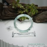  Vòng Khối Ngọc Phỉ Thúy Thanh Lục Phiêu Hoa Cao Cấp Bản Hẹ KT: 12.8 x 8.2 x 61.5  (Không Kén Mệnh) 261812 