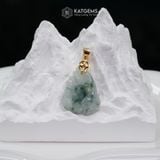  Mặt Dây Chuyền Bà Chúa Hồ Ly Ngọc Phỉ Thúy Hoa Bay Độc Bản Cao Cấp (Không Kén Mệnh) 