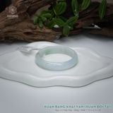  Vòng Khối Ngọc Phỉ Thúy Xuân Băng Khai Vận Cao Cấp Bản Hẹ 12 x 6.5 x 55 (Không Kén Mệnh) 2544339 