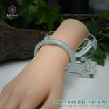  Vòng Khối Ngọc Phỉ Thúy Jade A Xanh Ngọc Điểm Hồng Phỉ Cao Cấp Bản Hẹ 10 x 5.4 x 47.3 x 55.4 (Không Kén Mệnh) 2600675 