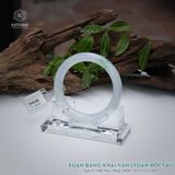  Vòng Khối Ngọc Phỉ Thúy Xuân Băng Khai Vận Cao Cấp Bản Đũa 9.5 x 9.5 x 58.2 (Không Kén Mệnh) 2544336 