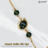  Lắc Vàng Phụng Thiên Cửu Vận Ngọc Bích Canada (Không Kén Mệnh) Độc Quyền Katgems 