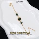  Lắc Vàng Phụng Thiên Cửu Vận Ngọc Bích Canada (Không Kén Mệnh) Độc Quyền Katgems 