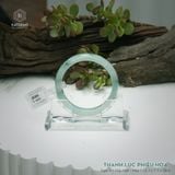  Vòng Khối Ngọc Phỉ Thúy Thanh Lục Phiêu Hoa Cao Cấp Bản Hẹ KT: 12.3 x 7.5 x 56.6  (Không Kén Mệnh) 261816 