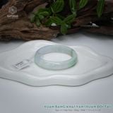  Vòng Khối Ngọc Phỉ Thúy Xuân Băng Khai Vận Cao Cấp Bản Hẹ 12 x 6.5 x 55 (Không Kén Mệnh) 2544339 