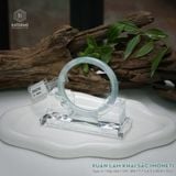  Vòng Khối Ngọc Phỉ Thúy Xuân Lam Khai Sắc Cao Cấp Bản Oval 7.7 x 6.6 x 49.8 x 55.2 (Không Kén Mệnh) 2543740 