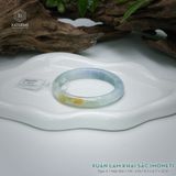  Vòng Khối Ngọc Phỉ Thúy Xuân Lam Khai Sắc Cao Cấp Bản Hẹ 9.3 x 6.7 x 52.9 (Không Kén Mệnh) 2543737 